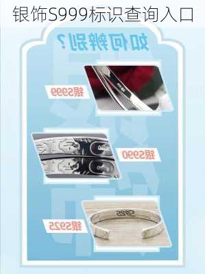 银饰S999标识查询入口