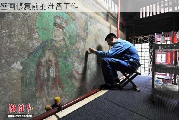 壁画修复前的准备工作