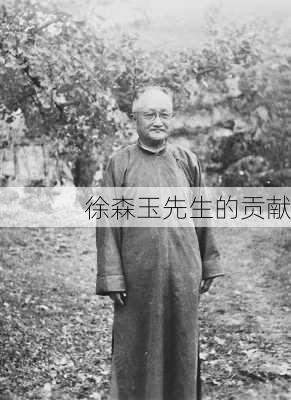 徐森玉先生的贡献