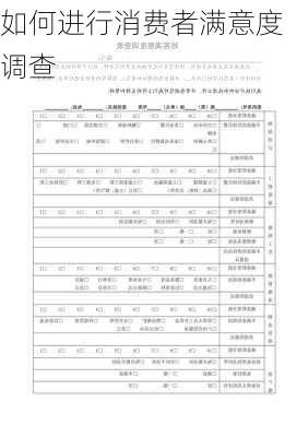 如何进行消费者满意度调查