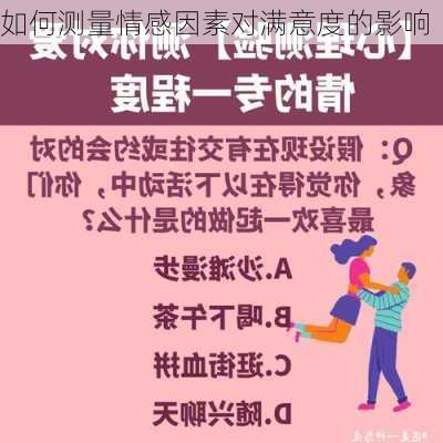 如何测量情感因素对满意度的影响