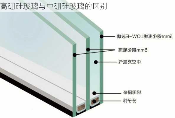 高硼硅玻璃与中硼硅玻璃的区别