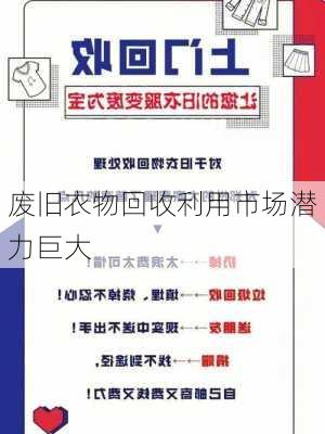 废旧衣物回收利用市场潜力巨大