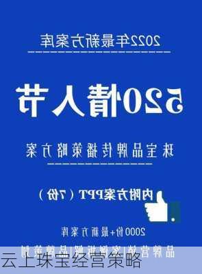 云上珠宝经营策略