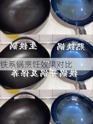 铁系锅烹饪效果对比
