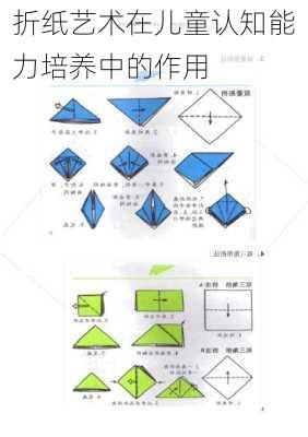 折纸艺术在儿童认知能力培养中的作用