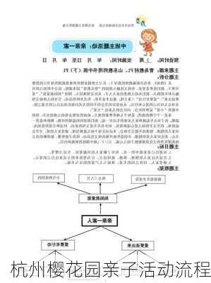 杭州樱花园亲子活动流程