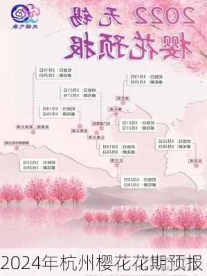 2024年杭州樱花花期预报