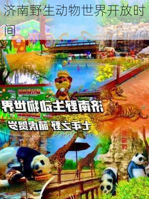 济南野生动物世界开放时间