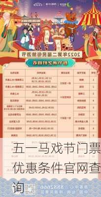 五一马戏节门票优惠条件官网查询