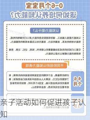 亲子活动如何促进孩子认知