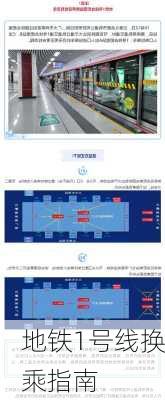 地铁1号线换乘指南