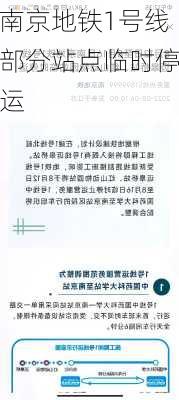 南京地铁1号线部分站点临时停运