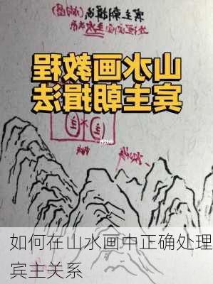 如何在山水画中正确处理宾主关系