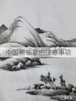 中国画临摹的注意事项