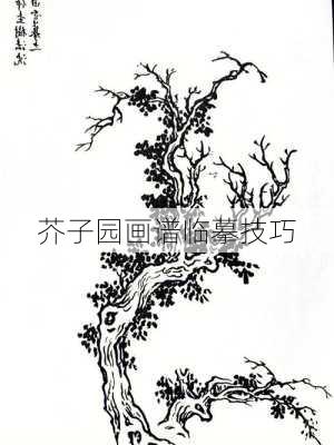 芥子园画谱临摹技巧