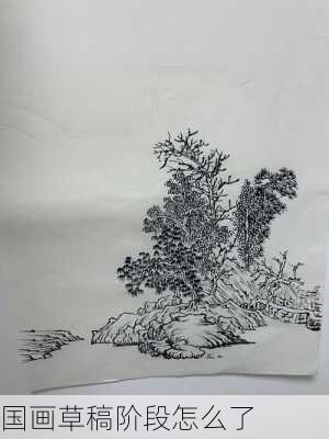 国画草稿阶段怎么了