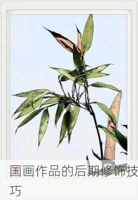 国画作品的后期修饰技巧