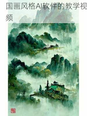 国画风格AI软件的教学视频