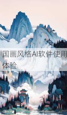 国画风格AI软件使用体验