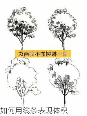 如何用线条表现体积