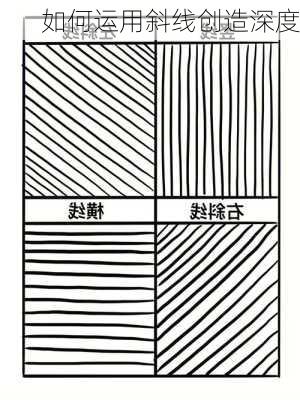 如何运用斜线创造深度