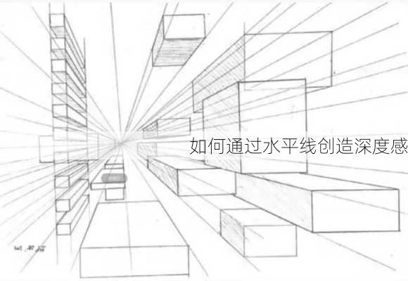 如何通过水平线创造深度感