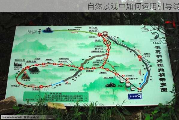 自然景观中如何运用引导线