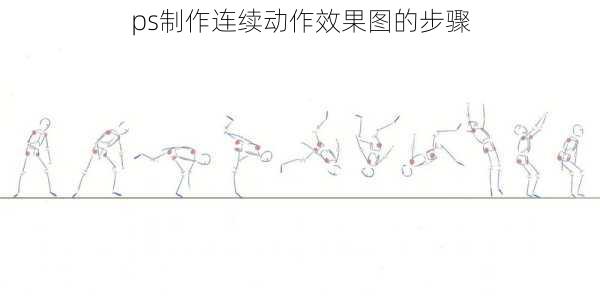 ps制作连续动作效果图的步骤
