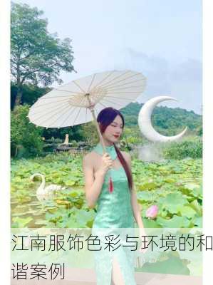 江南服饰色彩与环境的和谐案例