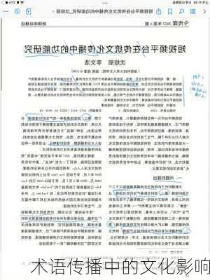 术语传播中的文化影响