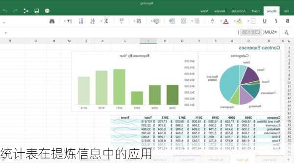 统计表在提炼信息中的应用