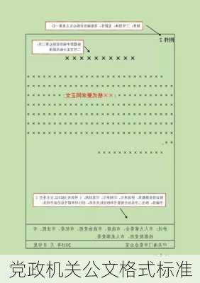 党政机关公文格式标准