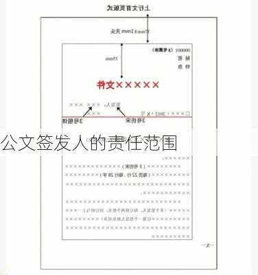公文签发人的责任范围