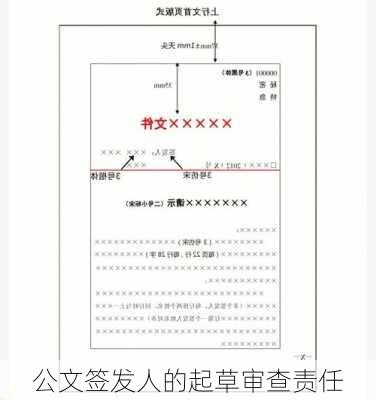 公文签发人的起草审查责任