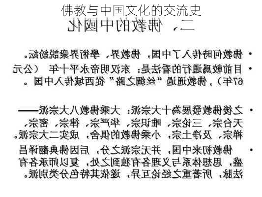 佛教与中国文化的交流史