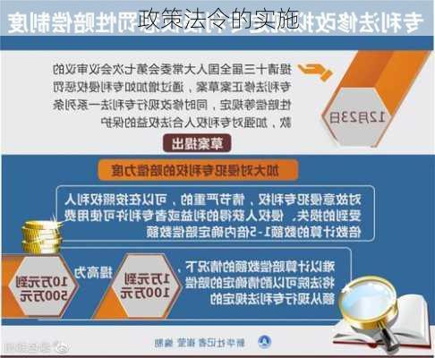 政策法令的实施