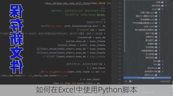 如何在Excel中使用Python脚本