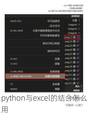 python与excel的结合怎么用