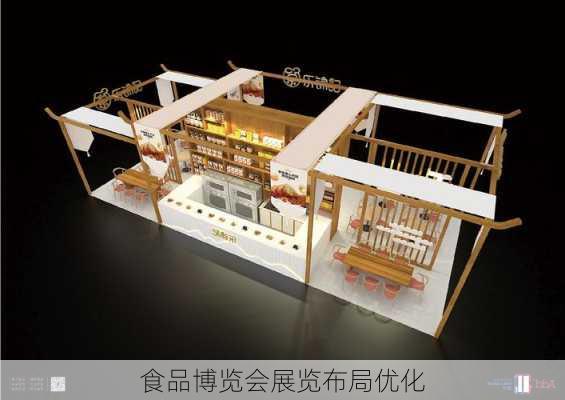 食品博览会展览布局优化