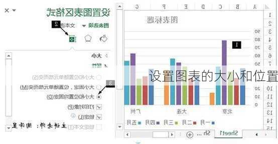 设置图表的大小和位置