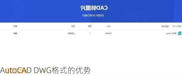 AutoCAD DWG格式的优势