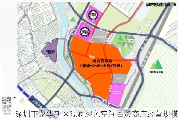 深圳市龙华新区观澜绿色空间百货商店经营规模