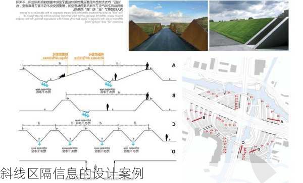 斜线区隔信息的设计案例