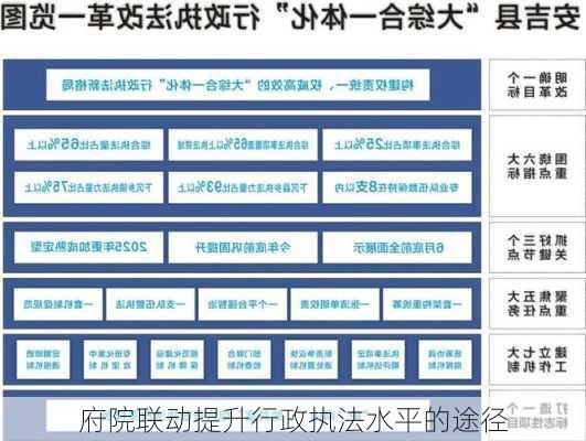 府院联动提升行政执法水平的途径