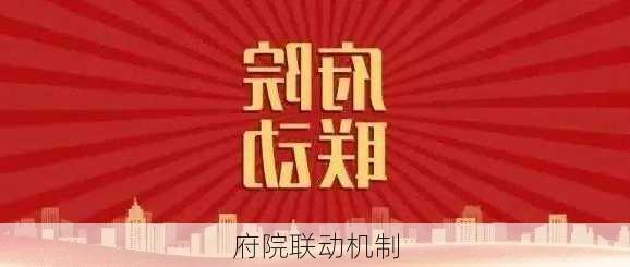 府院联动机制