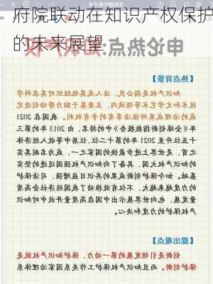 府院联动在知识产权保护的未来展望