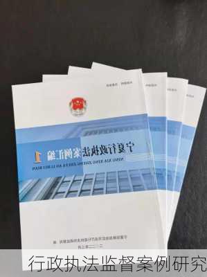 行政执法监督案例研究