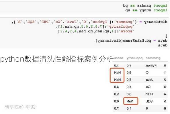 python数据清洗性能指标案例分析