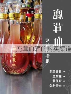 鹿茸血酒的购买渠道
